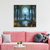 ウッドランドグレン2 キャンバスプリント (インサイチュ (リビング))