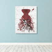 ウッドランドコルセット キャンバスプリント (インサイチュ (ウッドフロア))