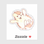 ウッドランドゴールデンカワイルハッピーヘッジホッグ シール (シート)