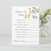 ウッドランドサファリの動物がベビーカードを希望 (スタンド正面)