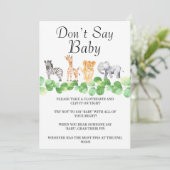 ウッドランドサファリの動物はベビーカードを言わない (スタンド正面)