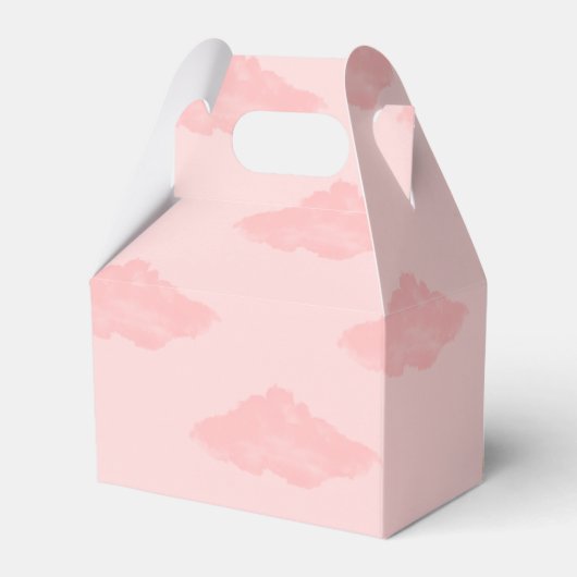 ウッドランドサファリ動物ガールベビーシャワー フェイバーボックス (裏面サイド)