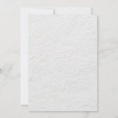 ウッドランドサファリ動物園アニマルベビシャワー招待状 招待状 (裏面)