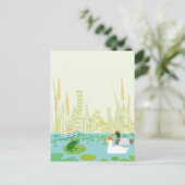 ウッドランドサマーレイクアニマルズバケーションパーティー シーズンポストカード (スタンド正面)