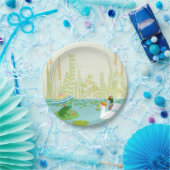 ウッドランドサマーレイクアニマルズバケーションパーティー ペーパープレート (パーティー)