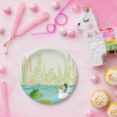 ウッドランドサマーレイクアニマルズバケーションパーティー ペーパープレート (パーティー)