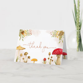 ウッドランドサンキューカードテーマ サンキューカード