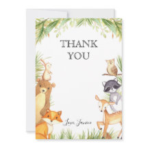 ウッドランドサンキューカード
