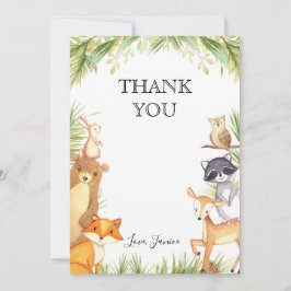 ウッドランドサンキューカード サンキューカード