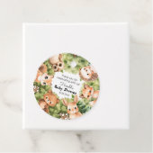 ウッドランドサークルフォレストフレンズ赤ちゃんシャワー フェイバータグ (インサイチュ)