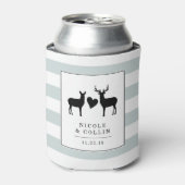 ウッドランドシカ |バック&ドー結婚式の引き出物 缶クーラー (缶正面)