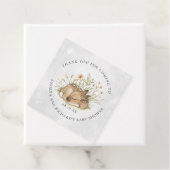 ウッドランドシカ |ベビーシャワーメッセージカード フェイバータグ (インサイチュ)