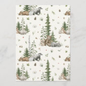 ウッドランドシャワーベビーの男女兼用願い アドバイスカード (裏面)