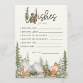 ウッドランドシャワーベビーの男女兼用願い アドバイスカード (正面)