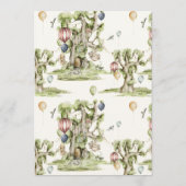 ウッドランドシャワーベビーの男女兼用願い アドバイスカード (裏面)