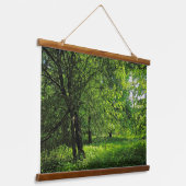 ウッドランドシーン。カーディフ・ブラックワイア・ウッズ 吊り下げ型タペストリー (傾斜あり)