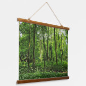 ウッドランドシーン。カーディフ・ブラックワイア・ウッズ 吊り下げ型タペストリー (傾斜あり)