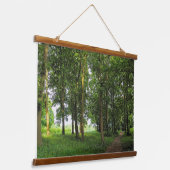 ウッドランドシーン。カーディフ・ブラックワイア・ウッズ 吊り下げ型タペストリー (傾斜あり)