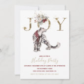 ウッドランドジョイユキヒョウ 招待状 (正面)