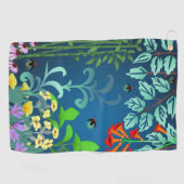 ウッドランドスカンク葉 ゴルフタオル (横)