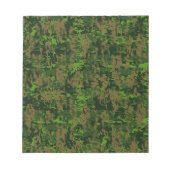 ウッドランドスタイルグリーンデジタルカモフラージュ ノートパッド (正面)