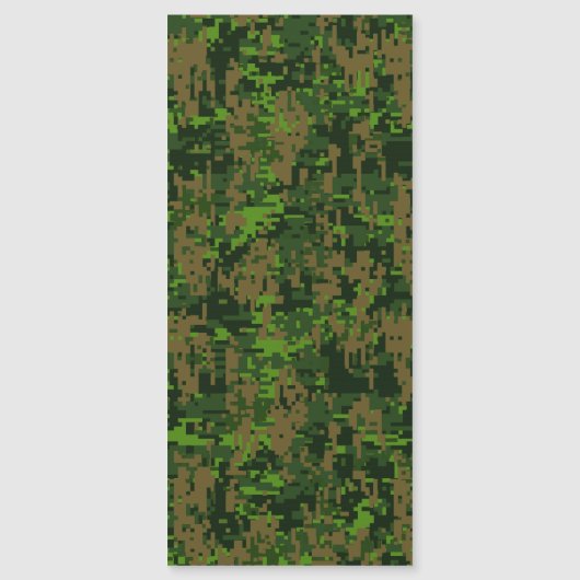 ウッドランドスタイルデジタルグリーンカモフラージュデコール (正面)