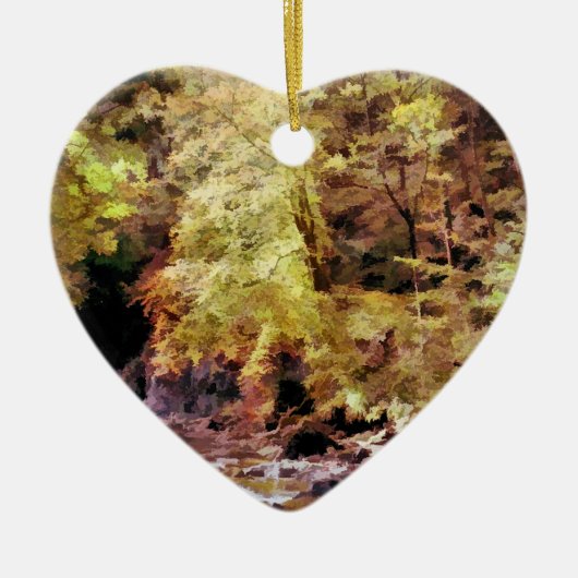 ウッドランドストリーム セラミックオーナメント (正面)