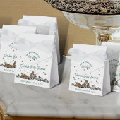 ウッドランドストーリーブックパーソナルメッセージベビーシャワー フェイバーボックス