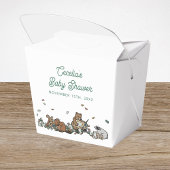 ウッドランドストーリーブックベアーベイビーシャワー フェイバーボックス