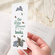 ウッドランドストーリーブックベビーシャワーありがとう好意