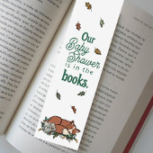 ウッドランドストーリーブックベビーシャワーしおりシート