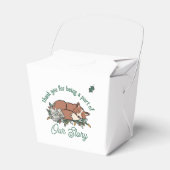 ウッドランドストーリーブックベビーシャワー フェイバーボックス (正面サイド)