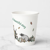 ウッドランドストーリーブックベビーシャワー 紙コップ (裏面)