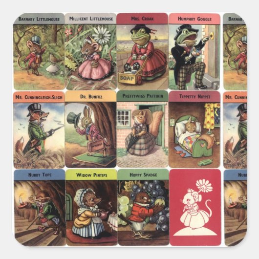 「ウッドランドスナップ」 スクエアシール (正面)