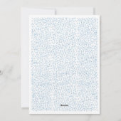 ウッドランドスノーフォールホリデー シーズンカード (裏面)