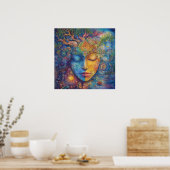 ウッドランドスピリット女神 ポスター (キッチン)