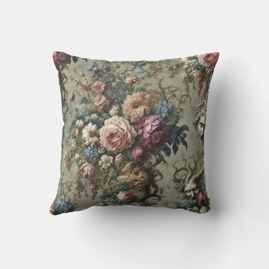 ウッドランドスペクター – ゴシックビクトリアン体 クッション (裏面)