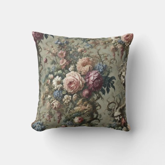 ウッドランドスペクター – ゴシックビクトリアン体 クッション (正面)