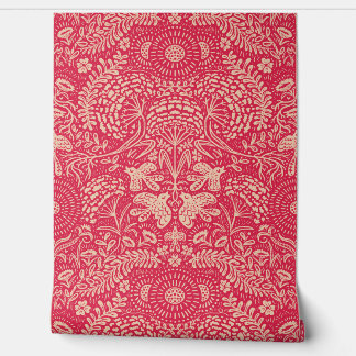 ウッドランドダマスク – 希望は羽のあるもの 壁紙