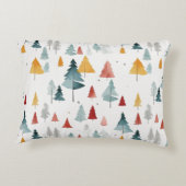 ウッドランドチャーム静かな木モノグラム枕 アクセントクッション (裏面)