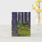 ウッドランドツリーグリーティングカード カード (黄色い花)