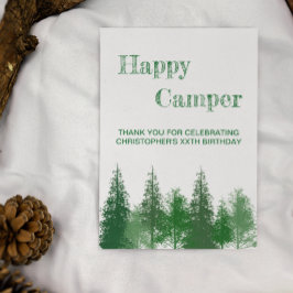 ウッドランドツリーズ誕生日 サンキューカード