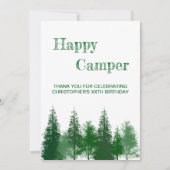 ウッドランドツリーズ誕生日 サンキューカード (正面)