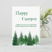 ウッドランドツリーズ誕生日 サンキューカード (スタンド正面)