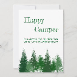 ウッドランドツリーズ誕生日 サンキューカード