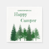 ウッドランドツリーズ誕生日 スタンダードカクテルナプキン (正面)