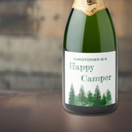 ウッドランドツリーズ誕生日 スパークリングワインラベル