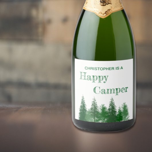 ウッドランドツリーズ誕生日 スパークリングワインラベル