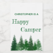 ウッドランドツリーズ誕生日 フードラベル (シングルラベル)