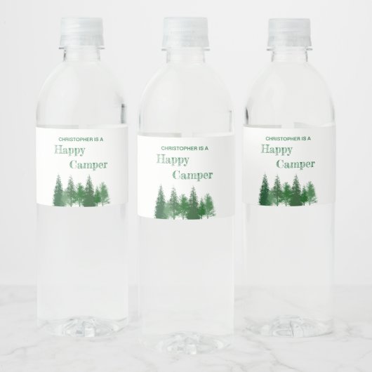 ウッドランドツリーズ誕生日 ペットボトルラベル (ボトル)